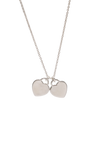 ''RETURN TO TIFFANY'' MINI DOUBLE HEART TAG NECKLACE