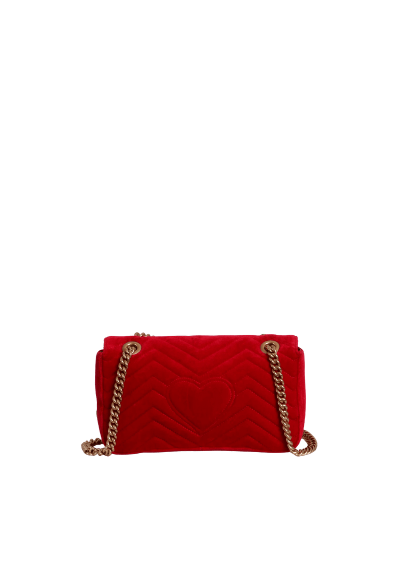 GG MARMONT SMALL BAG VELVET