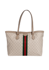 GG SUPREME MEDIUM OPHIDIA SHOPPING BAG