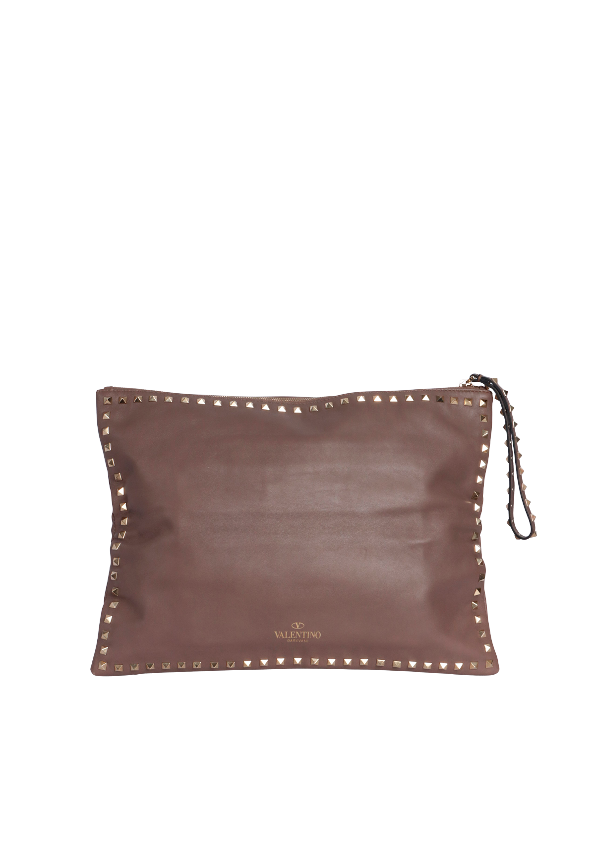 ROCKSTUD LEATHER POUCH