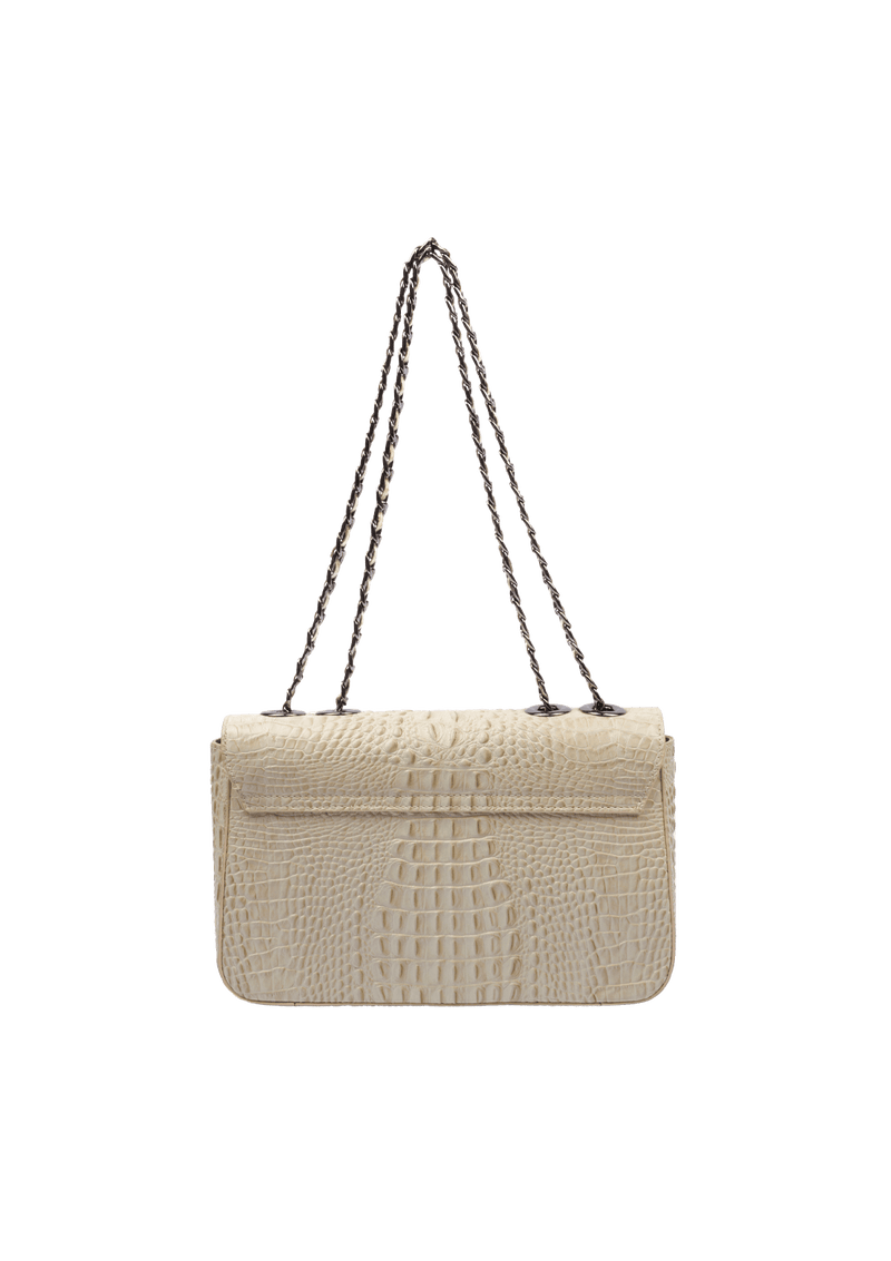 BOLSA ANNE JUMBO EM COURO NATURAL