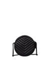 VINYLE ROUND CROSSBODY BAG