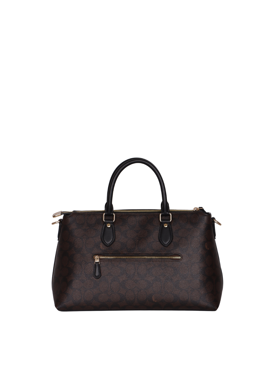 BOLSA COACH SIGNATURE GEORGIA SATCHEL BAG MARROM ORIGINAL – Gringa