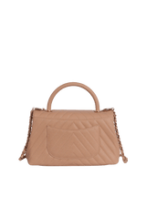 CHEVRON LARGE COCO HANDLE BAG