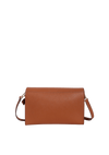LEATHER FLAP BAG