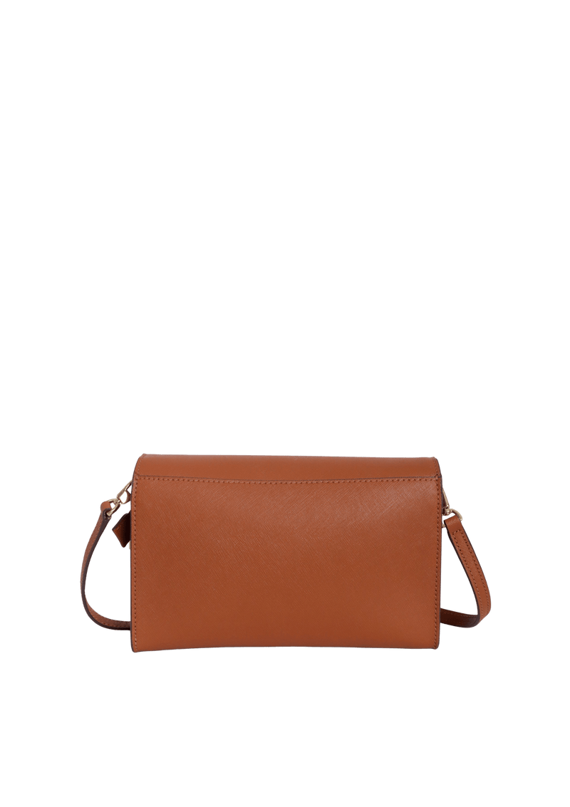 LEATHER FLAP BAG