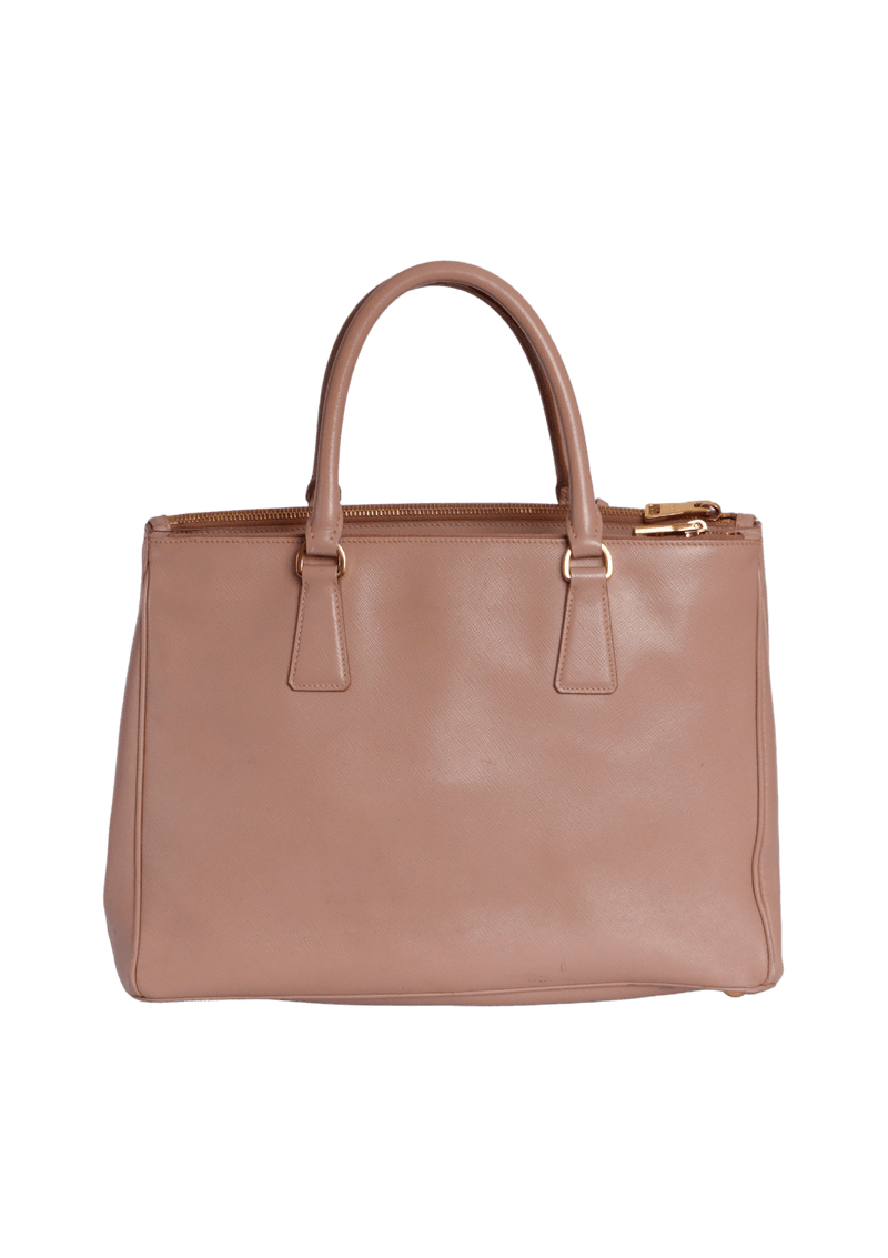 LARGE SAFFIANO LUX DOUBLE ZIP GALLERIA