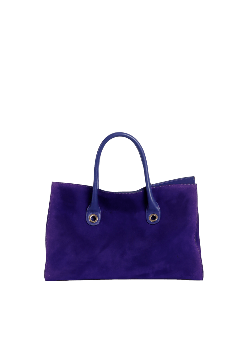 SUEDE RILEY TOTE BAG