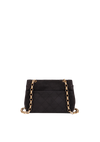 CC SUEDE FLAP BAG
