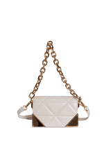 STITCHED NAPPA SHOULDER BAG