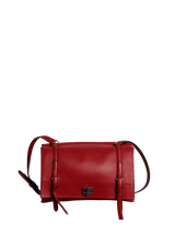 LUX CALF DOUBLE-SIDED FLAP BAG