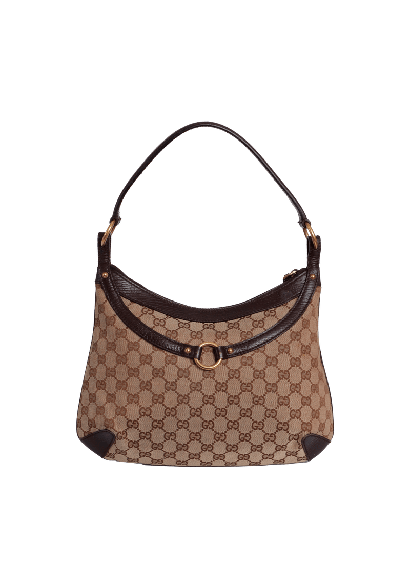 GG CANVAS HORSEBIT BAG