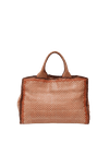 SMALL MADRAS CONVERTIBLE WOVEN BAG