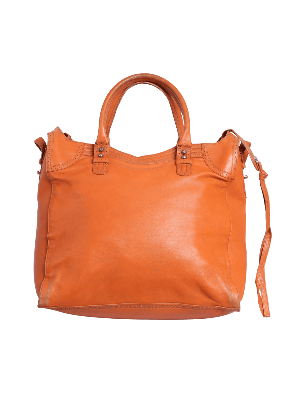 BOLSA BALENCIAGA RIVA CITY BAG LARANJA ORIGINAL – Gringa