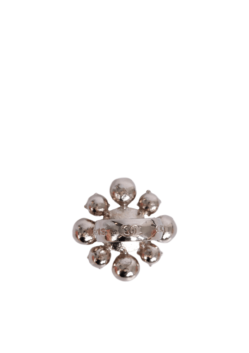 CC CRYSTAL FLOWER RING