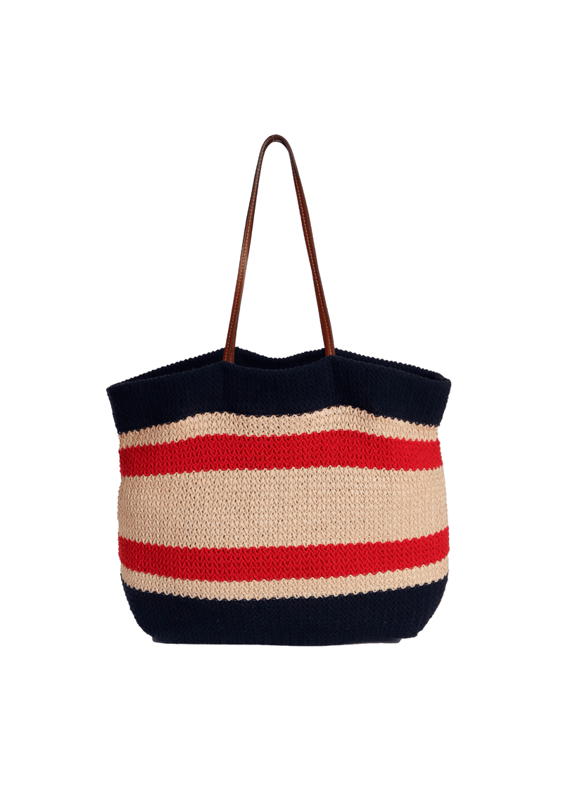 WOVEN LOGO SHOPPER TOTE