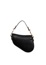 LEATHER SADDLE BAG + STRAP