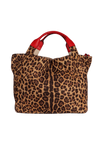 LEOPARD PRINT ATELIER TOTE BAG