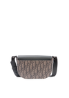 OBLIQUE JACQUARD SADDLE MINI