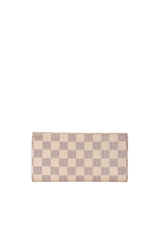 DAMIER AZUR SARAH WALLET