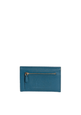 SAFFIANO AZURRO METAL WALLET