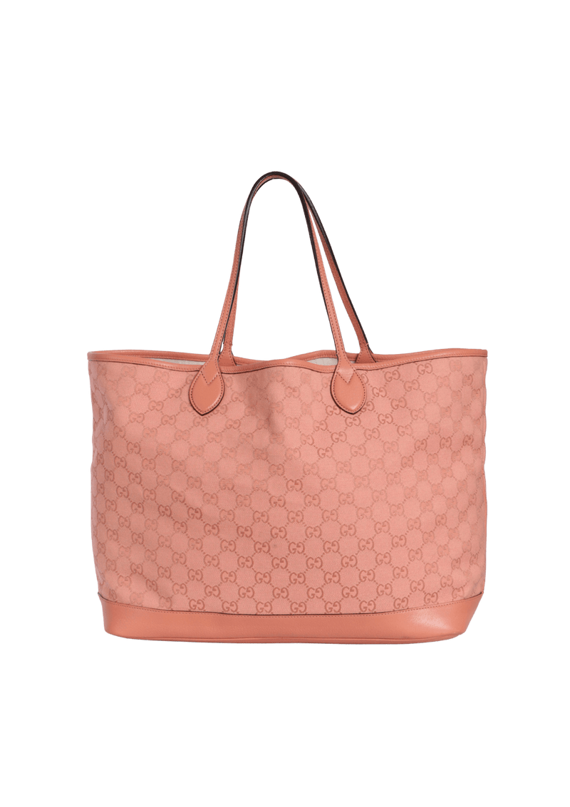 LARGE GG CANVAS OPHIDIA TOTE