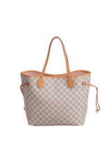 DAMIER AZUR NEVERFULL MM W/POUCH