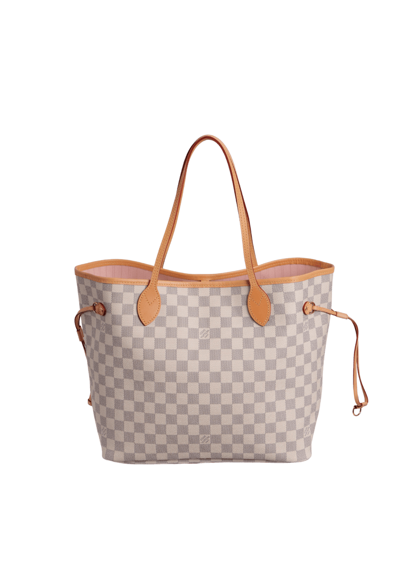 DAMIER AZUR NEVERFULL MM W/POUCH