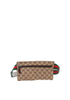 GG CANVAS DOUBLE BELT BAG