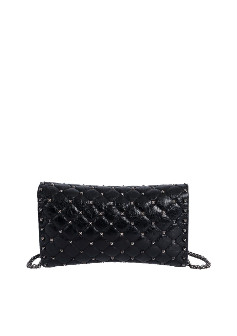 ROCKSTUD SPIKE WALLET ON CHAIN