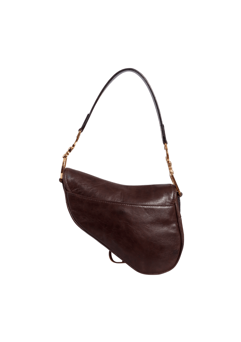 VINTAGE MINI LEATHER SADDLE BAG