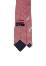 GRAVATA SALVATORE FERRAGAMO PRINT SILK TIE ROSA ORIGINAL