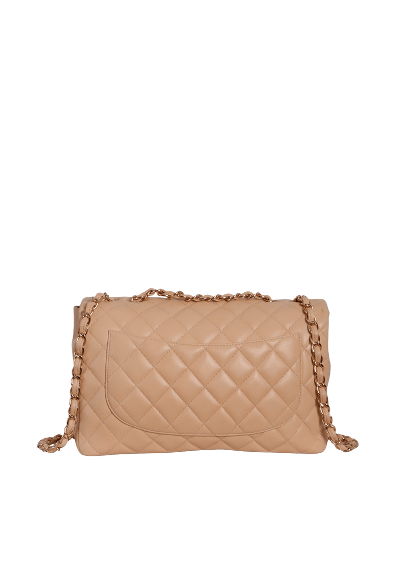 JUMBO CLASSIC SINGLE FLAP LAMBSKIN