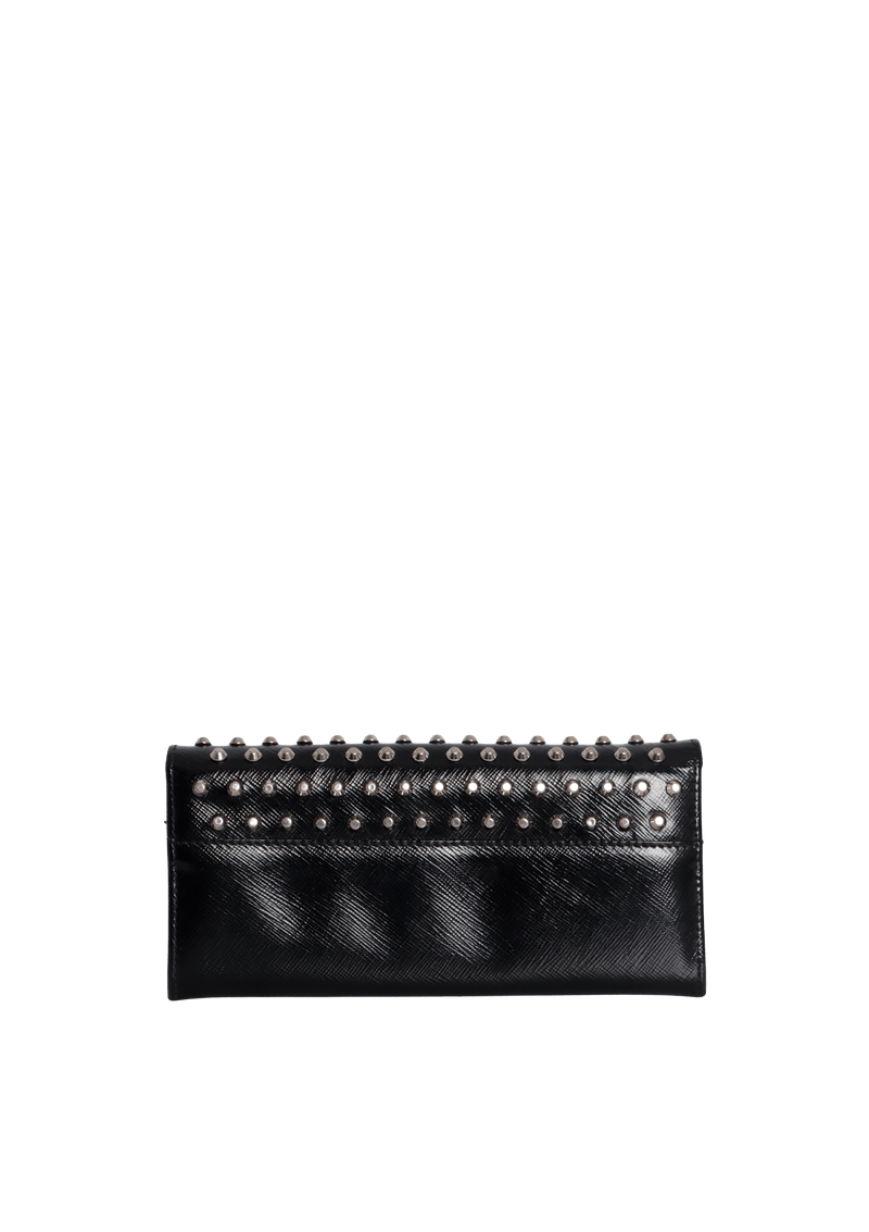 SAFFIANO STUDDED WALLET