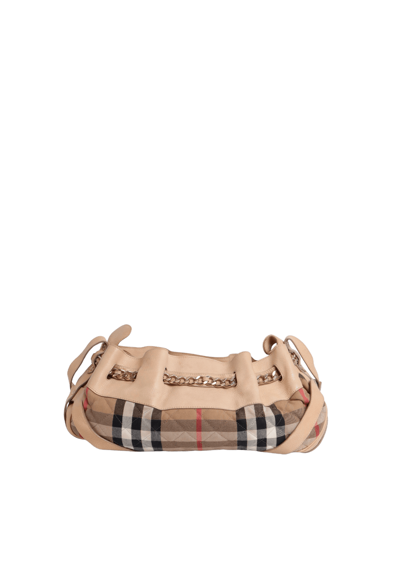 HOUSE CHECK MARGARET DRAWSTRING BAG