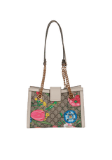 GG SUPREME SMALL PADLOCK FLORA BAG