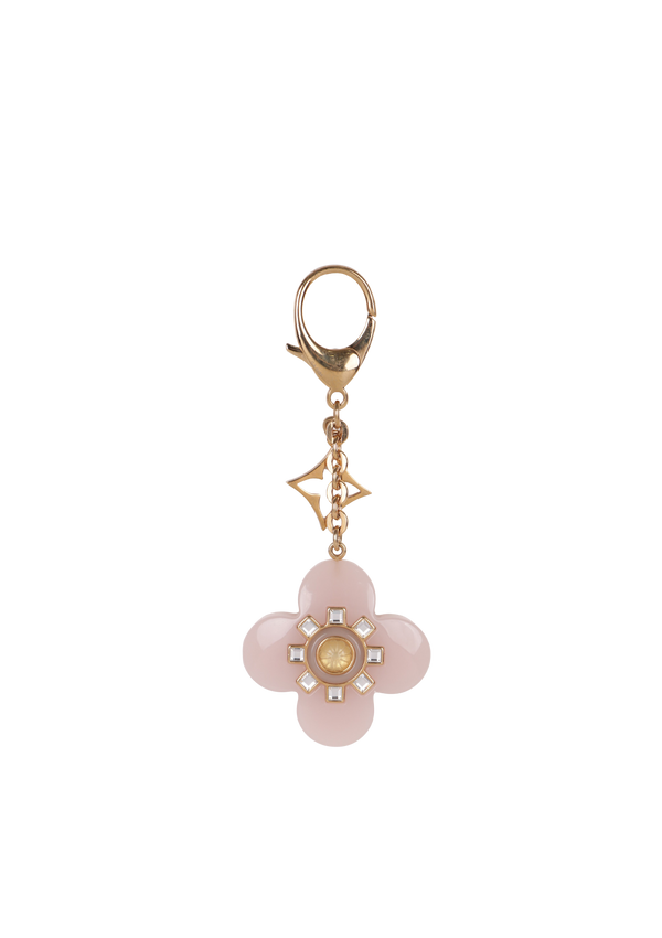 FLEUR D'ETOILE KEY HOLDER AND BAG CHARM