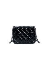 MINI SQUARE CLASSIC SINGLE FLAP PATENT LEATHER