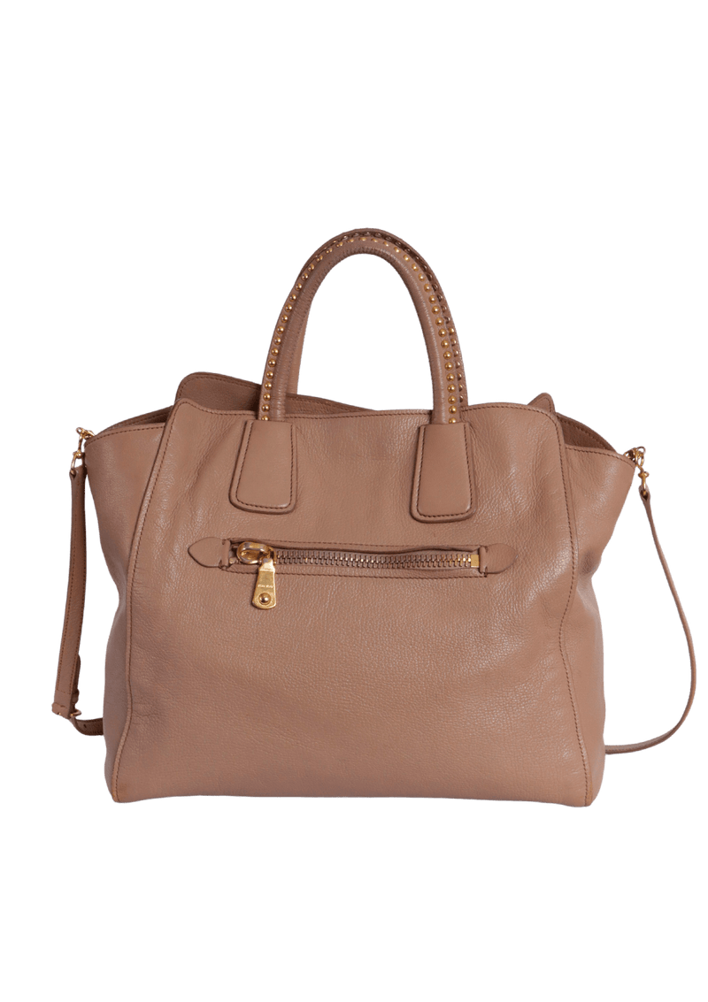 LEATHER SATCHEL BAG