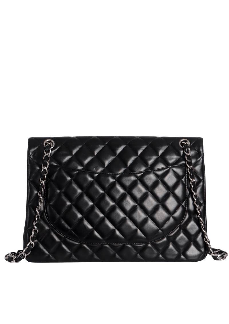 MAXI CLASSIC DOUBLE FLAP LAMBSKIN