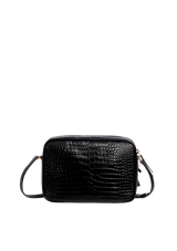 CROCODILE EMBOSSED LOU CAMERA BAG