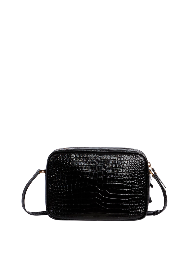 CROCODILE EMBOSSED LOU CAMERA BAG