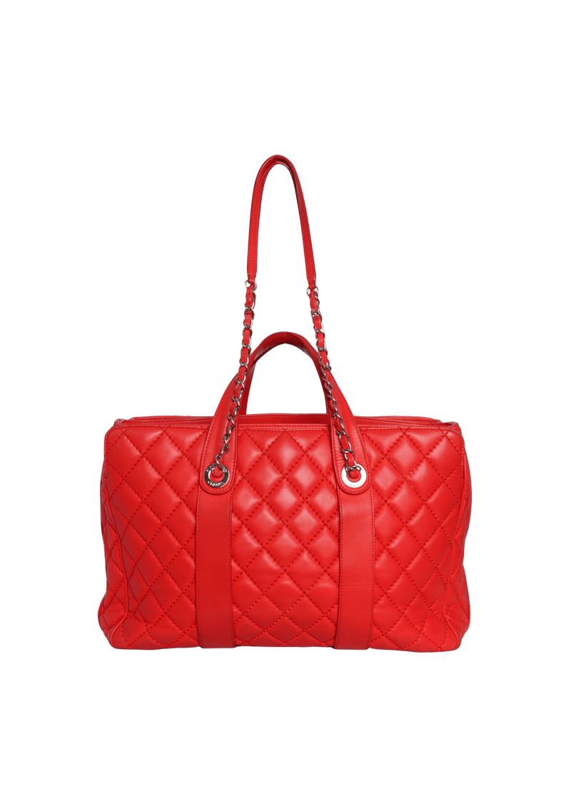 EASY CARRY SHOPPING TOTE LAMBSKIN