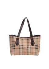 HAYMARKET CHECK TOTE