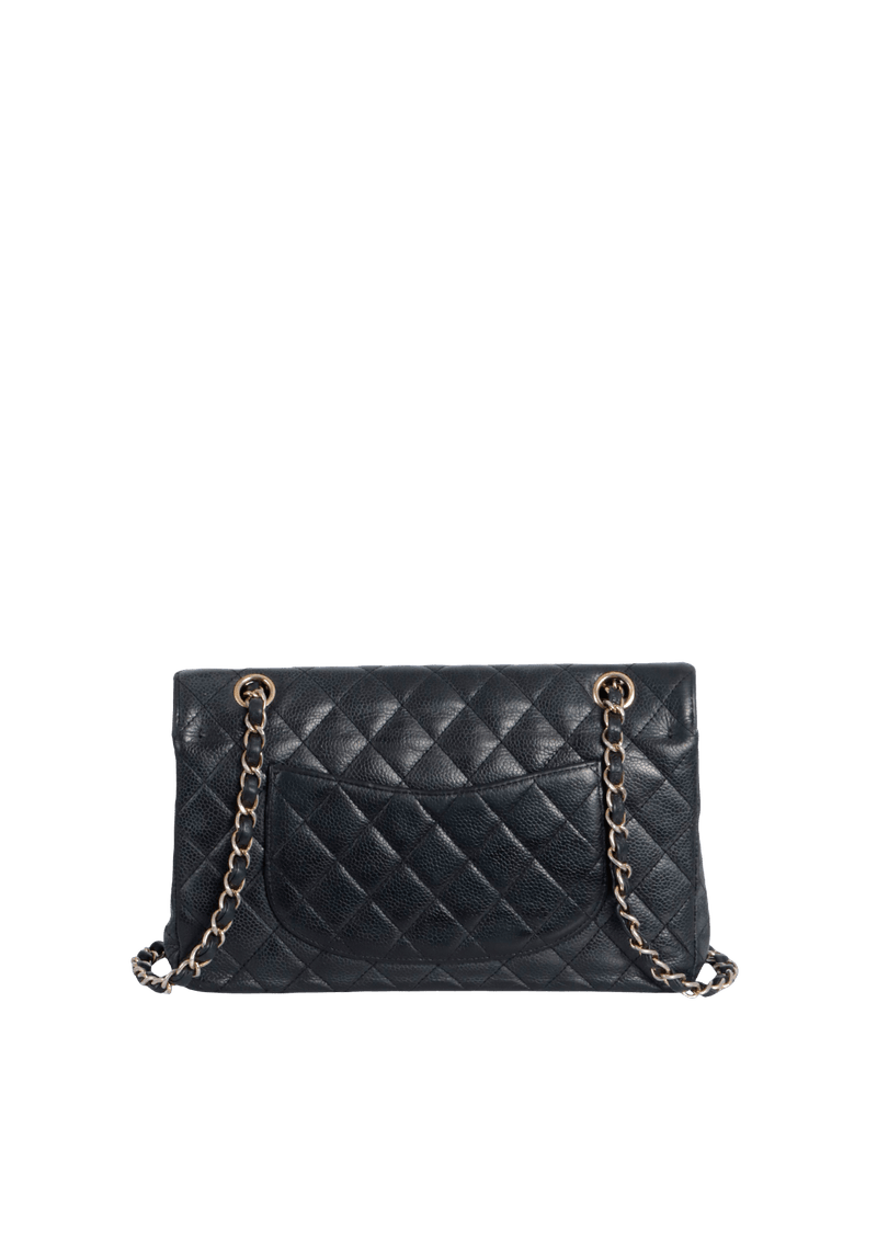 MEDIUM CLASSIC DOUBLE FLAP CAVIAR