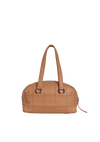 SQUARE STITCH BOWLER BAG