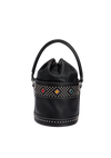 SMALL STUDDED BAHIA BUCKET BAG