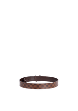 DAMIER ÉBÈNE INITIALES BELT 95