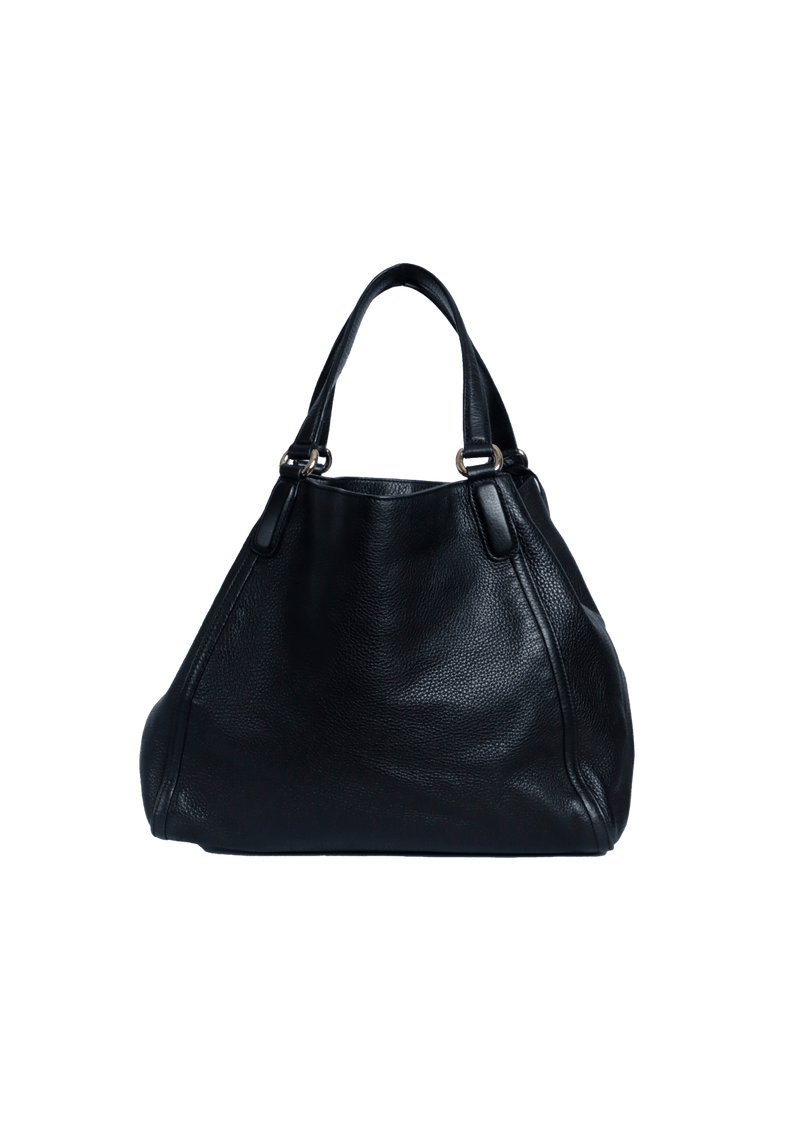 BOLSA GUCCI MEDIUM SOHO TOTE PRETO ORIGINAL