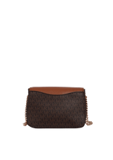 SMALL LOGO PEBBLED CROSSBODY BAG